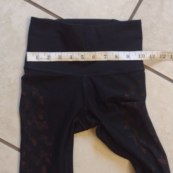 Lululemon Mapped Out High Rise Tight Black Brick Orange patterned leggings 2 - Picture 7 of 13